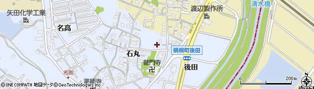 愛知県大府市横根町石丸111周辺の地図