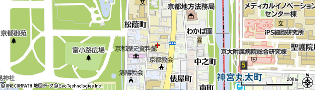 京都府京都市上京区新烏丸頭町172周辺の地図