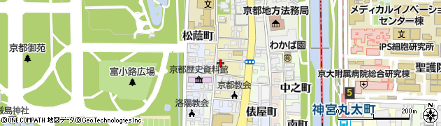 京都府京都市上京区新烏丸頭町169周辺の地図