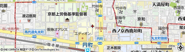 京都府京都市中京区西ノ京西円町20周辺の地図