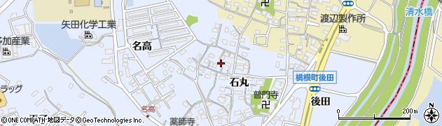 愛知県大府市横根町石丸60周辺の地図