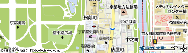 京都府京都市上京区新烏丸頭町165周辺の地図