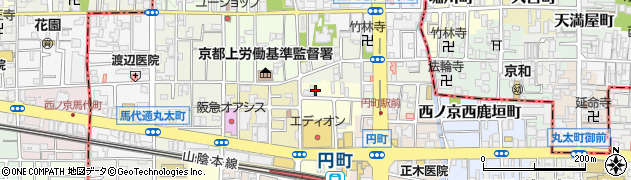京都府京都市中京区西ノ京西円町10周辺の地図