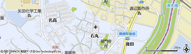 愛知県大府市横根町石丸70周辺の地図