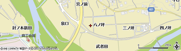 京都府亀岡市保津町八ノ坪周辺の地図