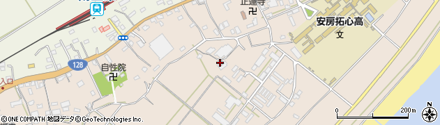 千葉県南房総市和田町海発周辺の地図