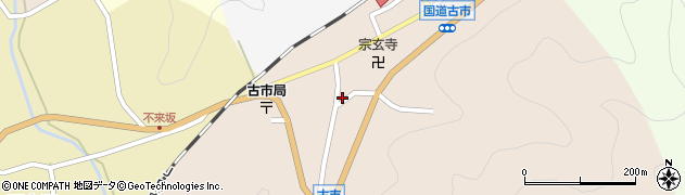 兵庫県丹波篠山市古市44周辺の地図