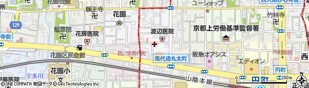京都府京都市中京区西ノ京馬代町12周辺の地図