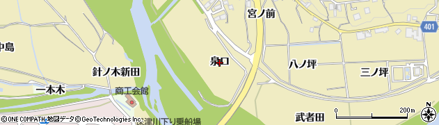 京都府亀岡市保津町（泉口）周辺の地図