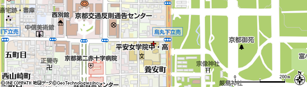 京都府京都市上京区五町目町172周辺の地図