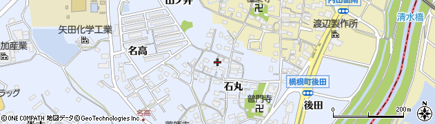 愛知県大府市横根町石丸68周辺の地図