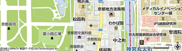 京都府京都市上京区新烏丸頭町168周辺の地図