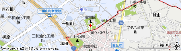 愛知県刈谷市一里山町南弘法24周辺の地図