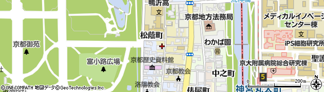 京都府京都市上京区新烏丸頭町164周辺の地図