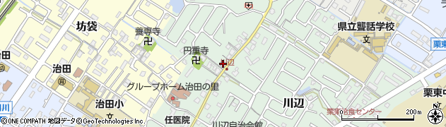 滋賀県栗東市川辺37周辺の地図