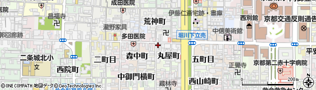 京都府京都市上京区西橋詰町周辺の地図