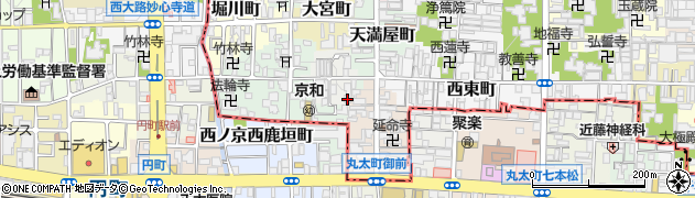 京都府京都市上京区突抜町428周辺の地図
