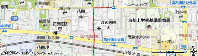京都府京都市中京区西ノ京馬代町13周辺の地図