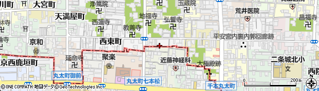 京都府京都市上京区長門町408周辺の地図