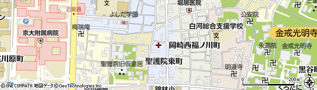 京都府京都市左京区聖護院東町周辺の地図