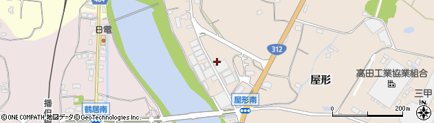 兵庫県神崎郡市川町屋形824周辺の地図