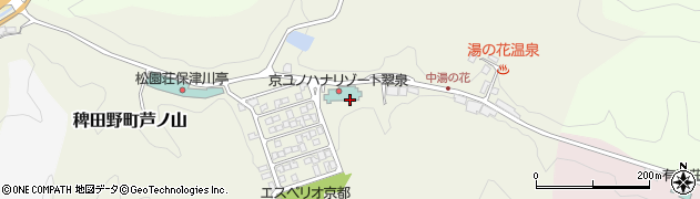 京都府亀岡市稗田野町芦ノ山（イノシリ）周辺の地図