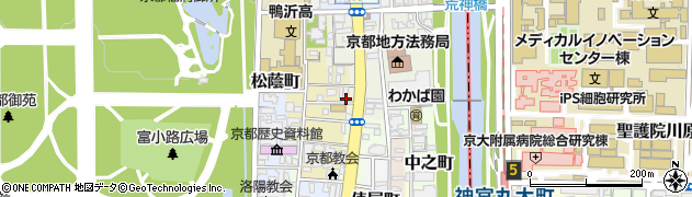 京都府京都市上京区新烏丸頭町160周辺の地図