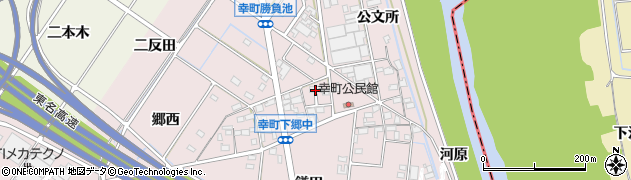 愛知県豊田市幸町（下郷中）周辺の地図