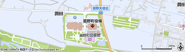 菰野町役場周辺の地図