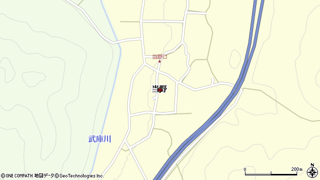〒669-2111 兵庫県丹波篠山市当野の地図