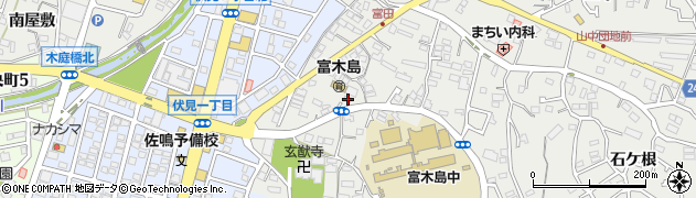愛知県東海市富木島町向イ58周辺の地図