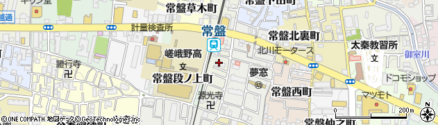 京都府京都市右京区常盤馬塚町周辺の地図