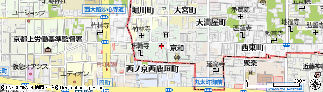 京都府京都市上京区行衛町438周辺の地図