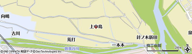 京都府亀岡市保津町（上中島）周辺の地図