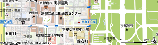 京都府京都市上京区五町目町177周辺の地図