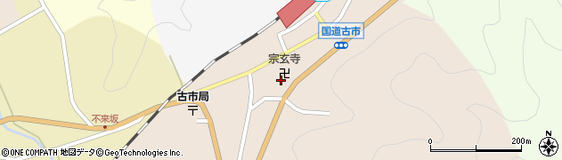 兵庫県丹波篠山市古市117周辺の地図