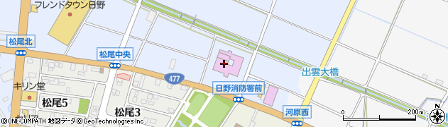 日野町町民会館わたむきホール虹周辺の地図