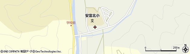 姫路市立　安富北小・放課後児童クラブ周辺の地図
