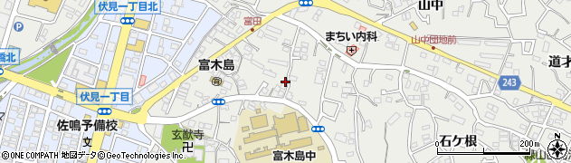 愛知県東海市富木島町向イ117周辺の地図