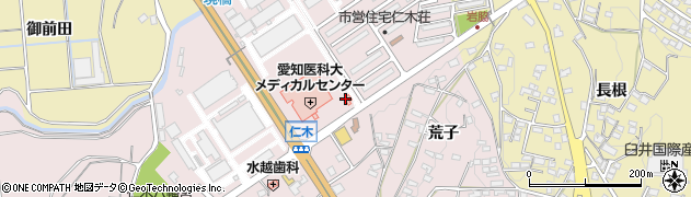 ハーズ岡崎調剤薬局北斗店周辺の地図