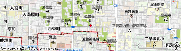 京都府京都市上京区長門町423周辺の地図