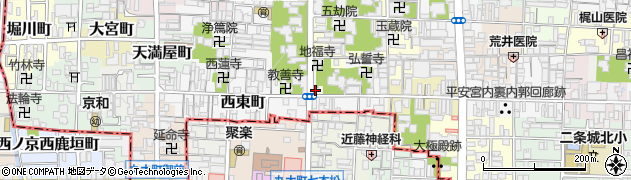 京都府京都市上京区長門町400周辺の地図