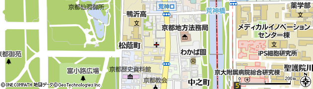 京都府京都市上京区新烏丸頭町153周辺の地図