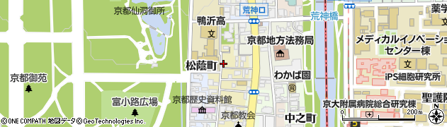 京都府京都市上京区新烏丸頭町144周辺の地図