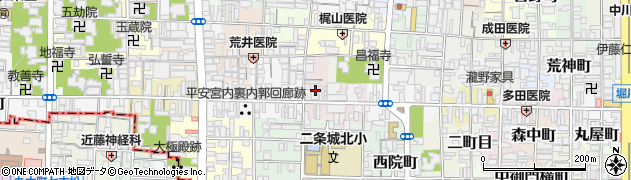 京都府京都市上京区下丸屋町周辺の地図