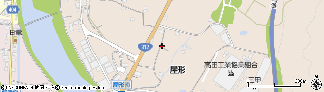 兵庫県神崎郡市川町屋形788周辺の地図