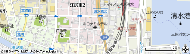 キヨナミホテル周辺の地図