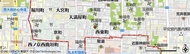 京都府京都市上京区長門町周辺の地図