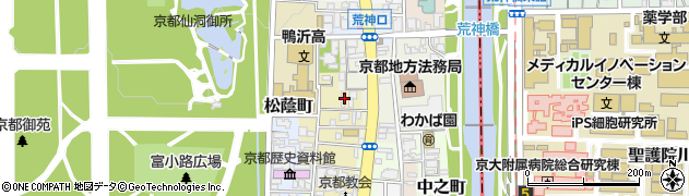 京都府京都市上京区新烏丸頭町151周辺の地図