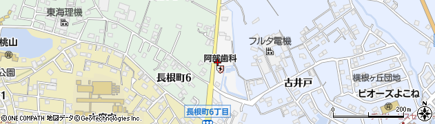 愛知県大府市大府町（長根）周辺の地図
